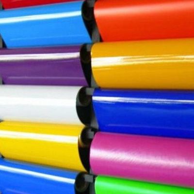 Windows Width 1.22m Multi Color Vinyl Stickers with Removable Glue
