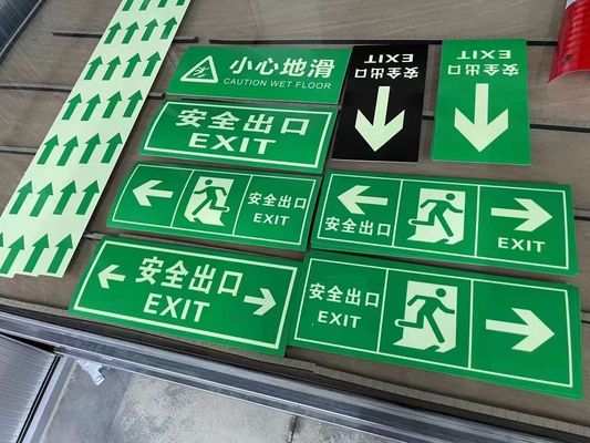 Eco-solvent/solvent/UV Printing Photoluminescent Sticker film with Glow In The Dark Feature and UV Resistance