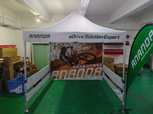 3X3m Outdoor Aluminum Frame Pop Up Gazebo Banner Stand For Event